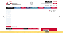 Desktop Screenshot of paa.gov.pl